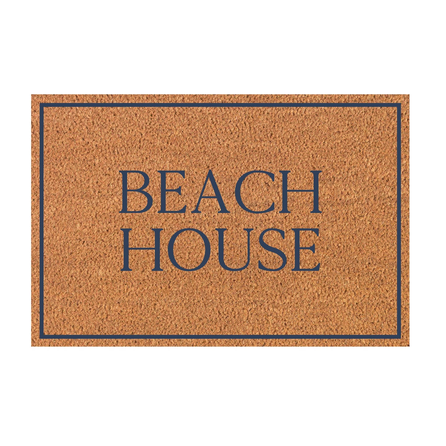 Beach House Navy Doormat 60x090cm