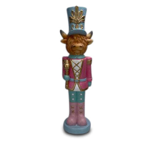 Soldier Cow Blue Hat