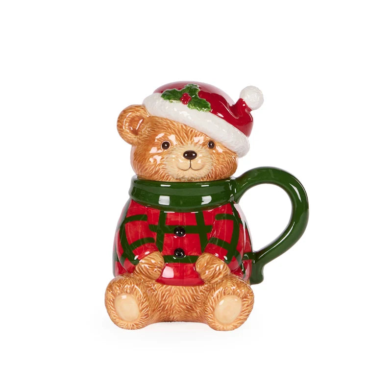 Cossy Teddy Bear Mug with Lid