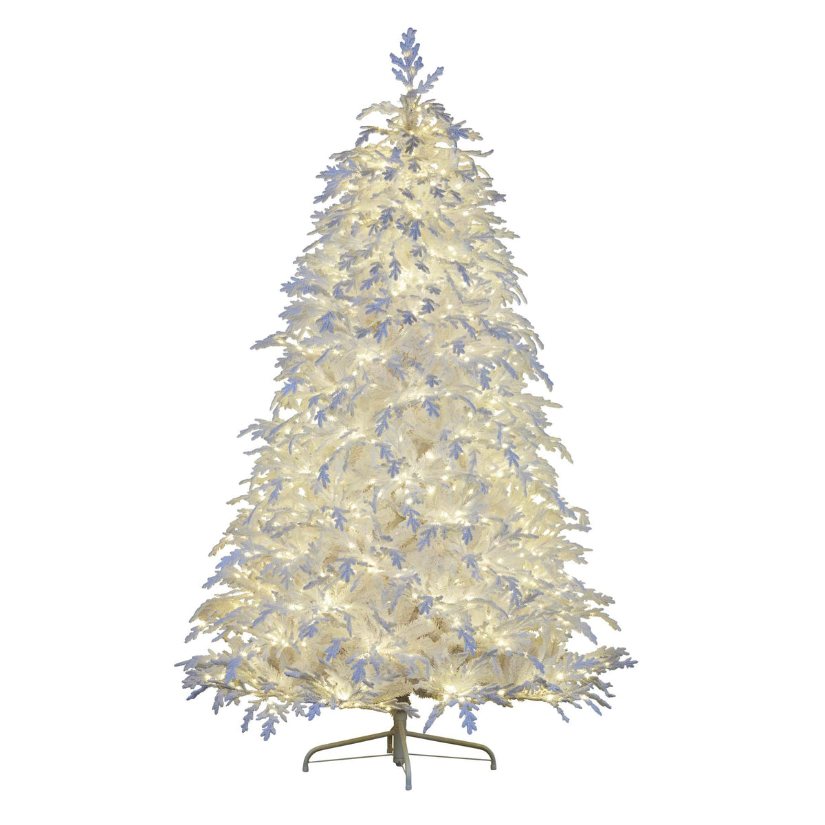 Crystal Snow 7.5 Tree with Lights