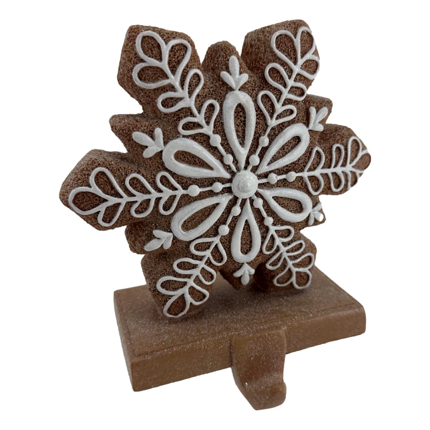 Gingerbread Snowflake Stocking Hanger