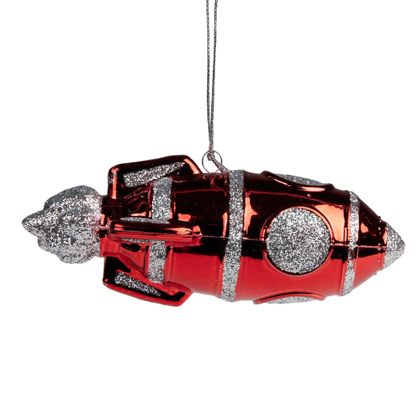 Red Rocket 12cm Decoration