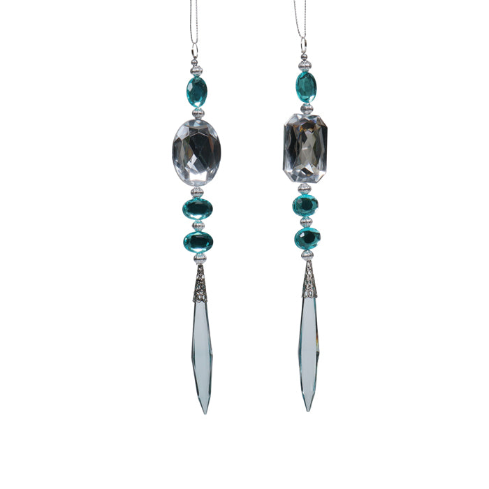 Single Jewel Decoration Tiffany Blue