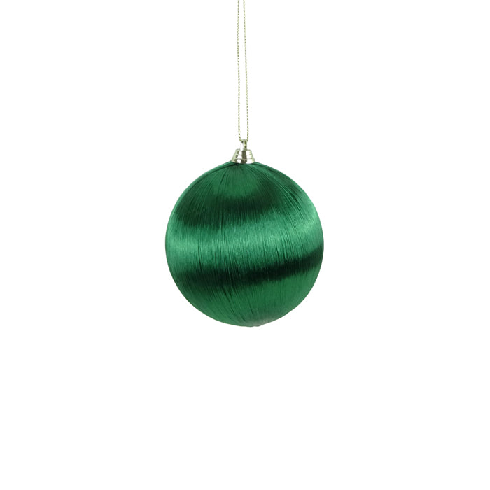 Satin Wrap Ball 10cm Green