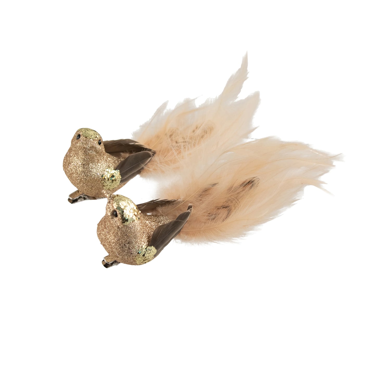 Clip Bird Gold Brown