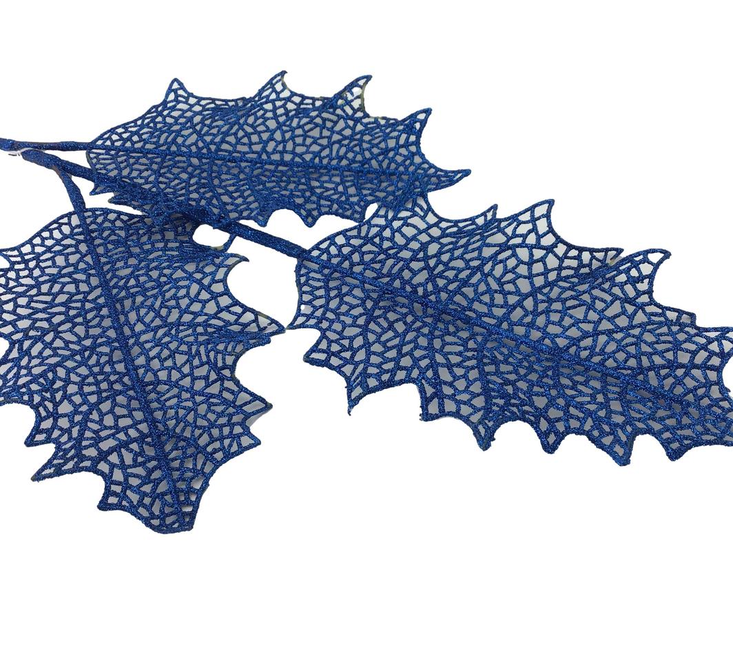 Navy 3 Leaf Spray