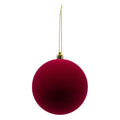 Burgundy Velvet Ball 10cm