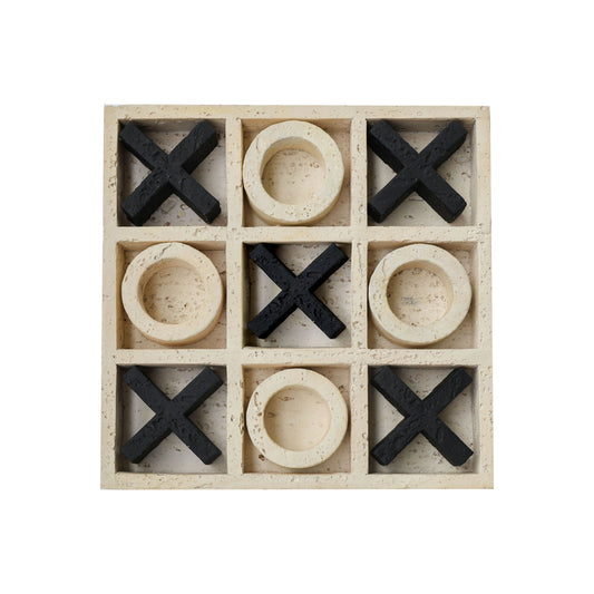 Tanner MGO Travertine Naughts and Crosses