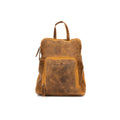 Womens Leather Backpack Sunbury Camel