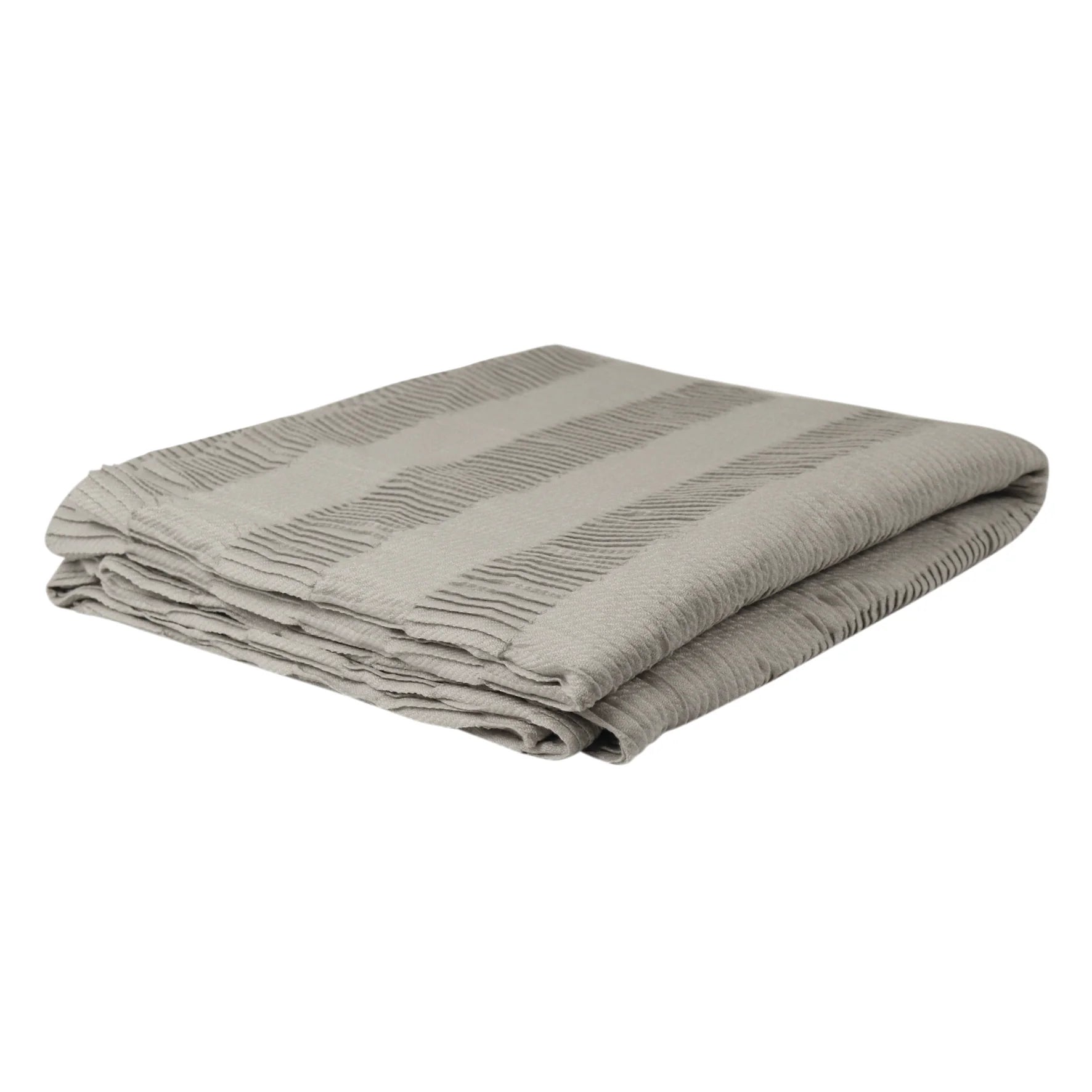 Ripple Pale Grey Throw 120x170cm