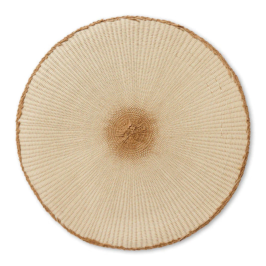 Angus Natural Round Placemat