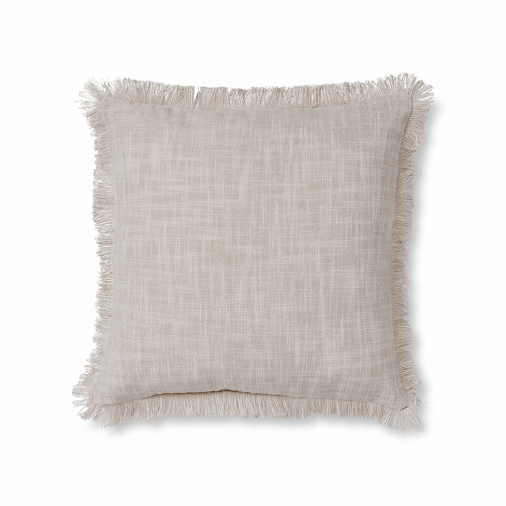 Eli Fringe Oatmeal Cushion 50cm