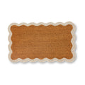 Wavy White Door Mat 45x75cm