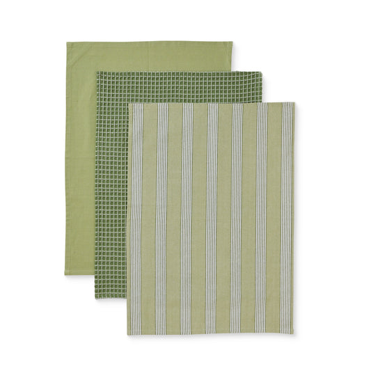 Woven Catania Stripe Tea towel 3 Pack