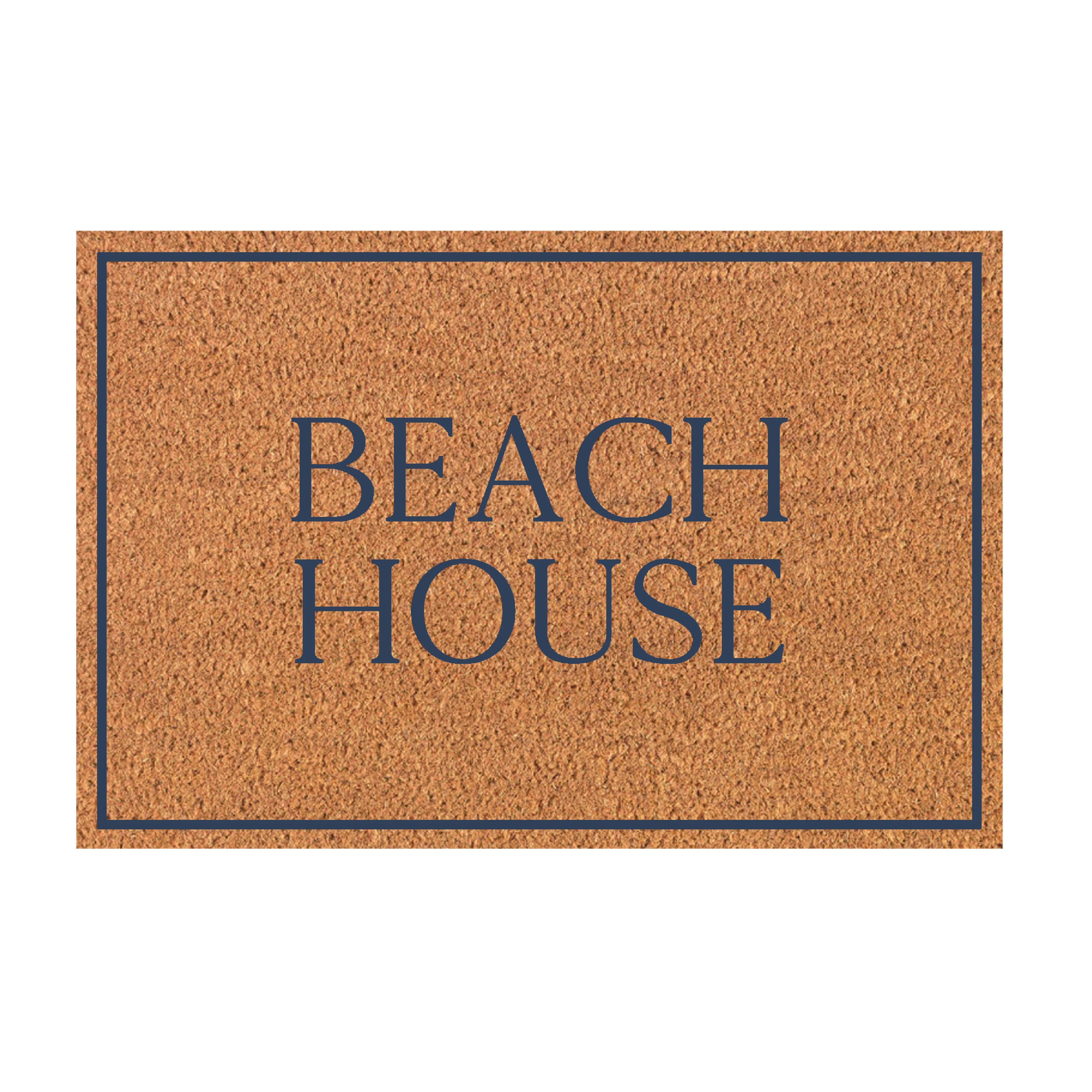 Beach House Navy Doormat 60x090cm