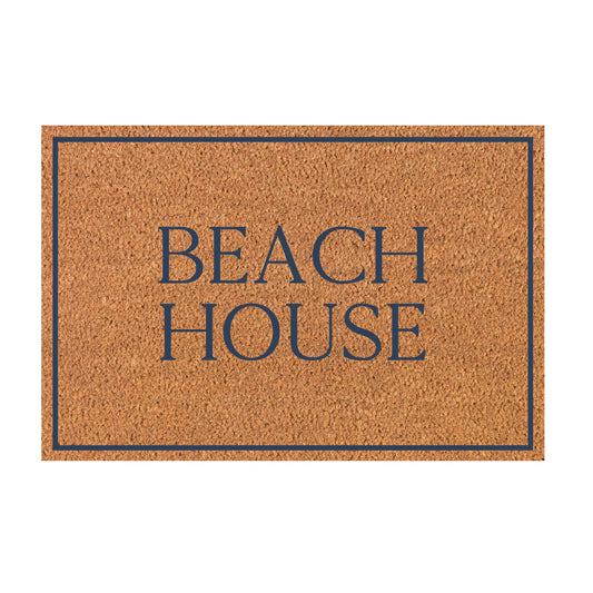 Beach House Navy Doormat 60x090cm