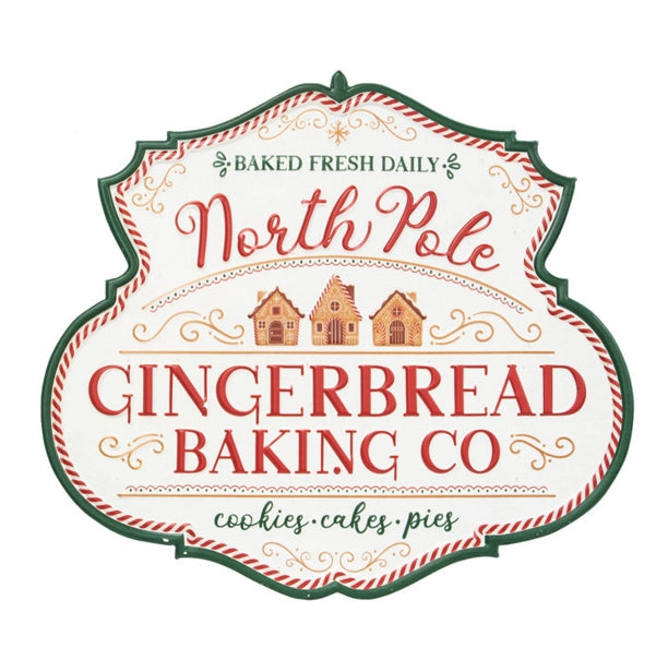Metal North Pole Gingerbread