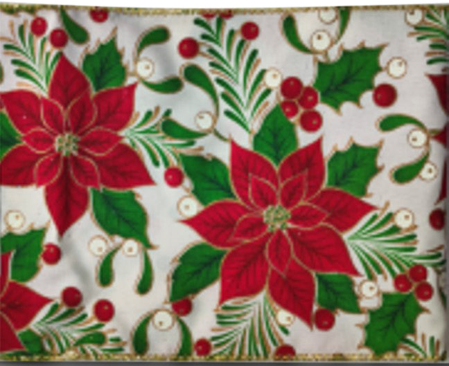 Poinsettia Berry Ribbon