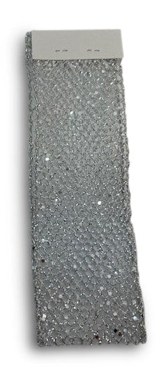 Mesh Silver Ribbon 10m