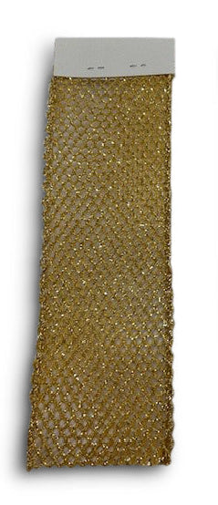Gold Mesh Ribbon 10m