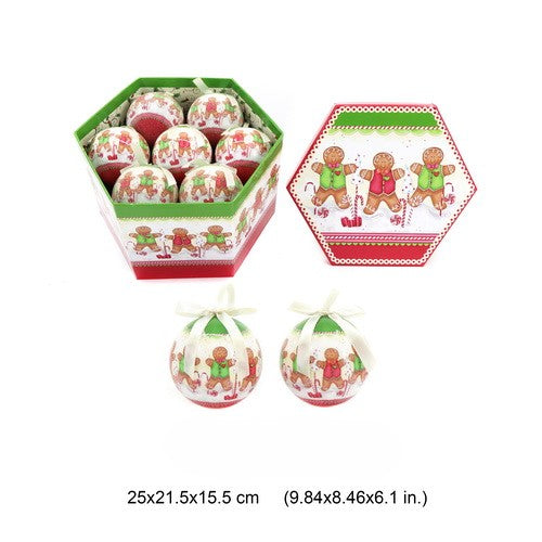 Bauble Box Ginger Bd 7.5cm x 14