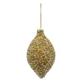 Gold pearl Beaded Long Drop