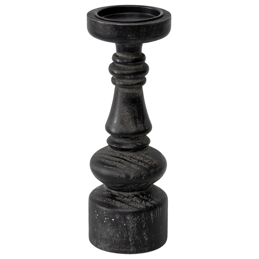 Nero Bold Pillar Candleholder 32cm
