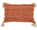 Xavier Embroidered Cushion Rust 35X50cm