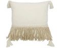 Sandiva Embroidered Cushion Ecru