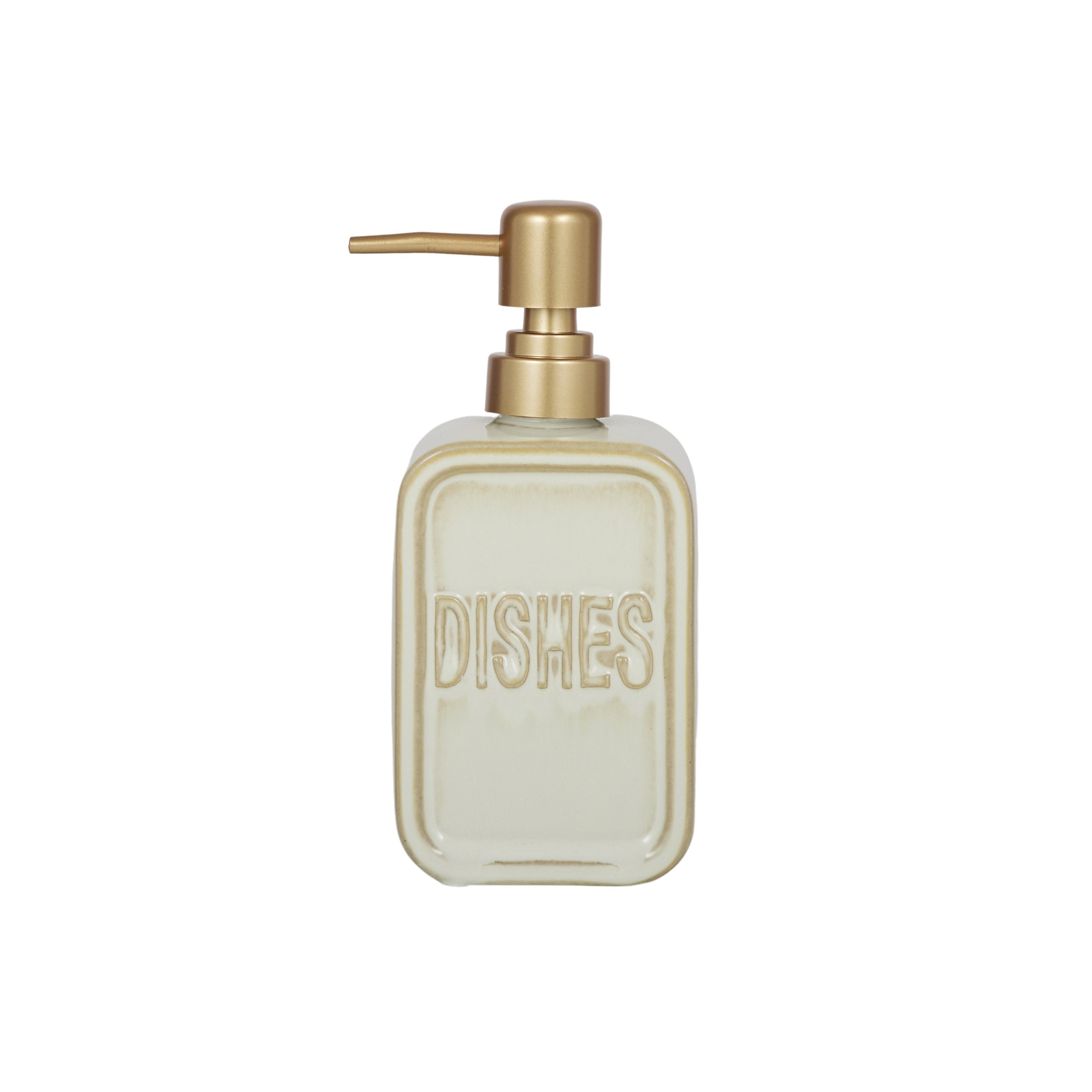 Dishes Ceramic Soap Dispenser Ivory