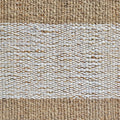 Blake Jute Placemat White and Warm Taupe