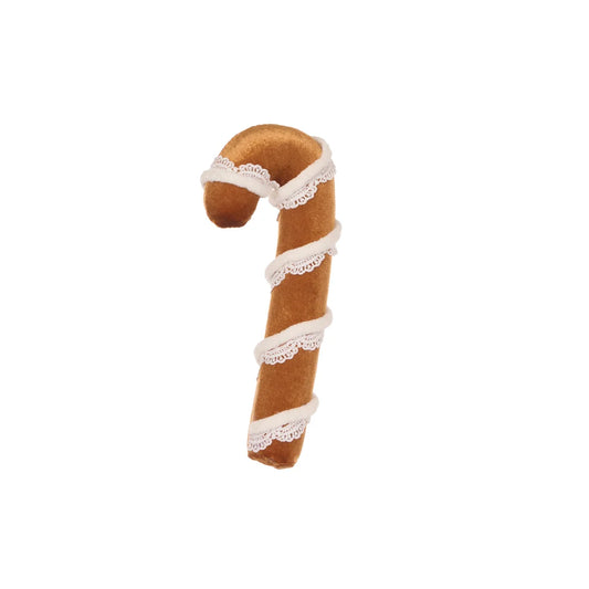 Lace Gingerbread Candy Cane Small
