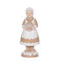 Piped Gingerbread Mrs Claus with Cake