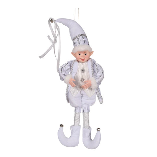 Silver Fabric Elf 50cm