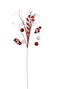 Candy Cane Spray Red and White