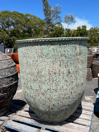 XL Large Green Lava Pot