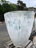 XL Lage Cone Pot Cream/Green