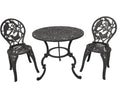 Cast Iron Garden Setting Rosella with Bottle Brush