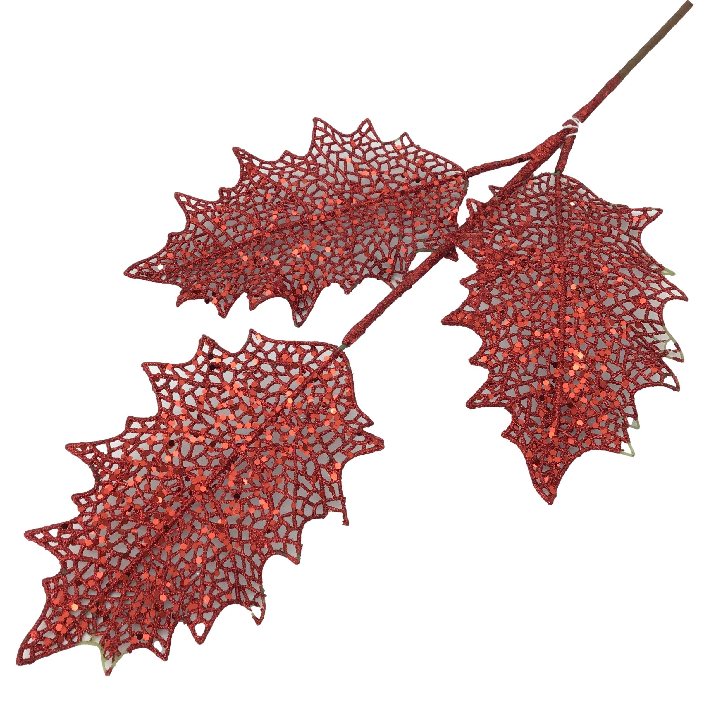 Red 3 Leaf Spray