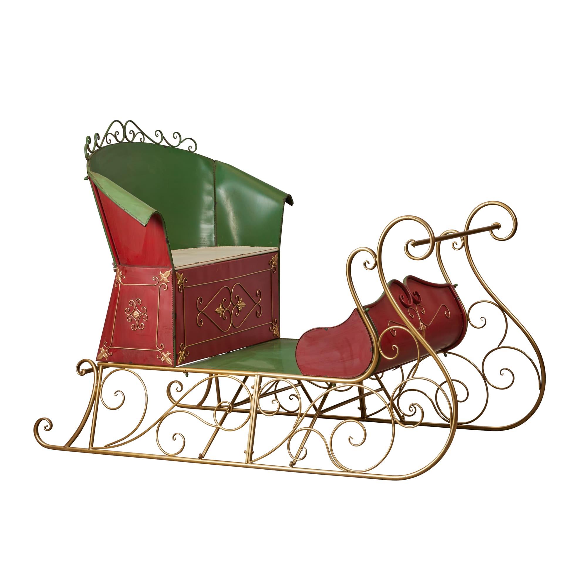 Jumbo Rustic Christmas Sleigh 210cm