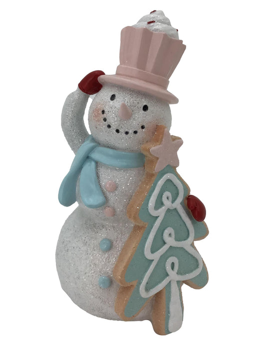 Snowman Tree Pastel