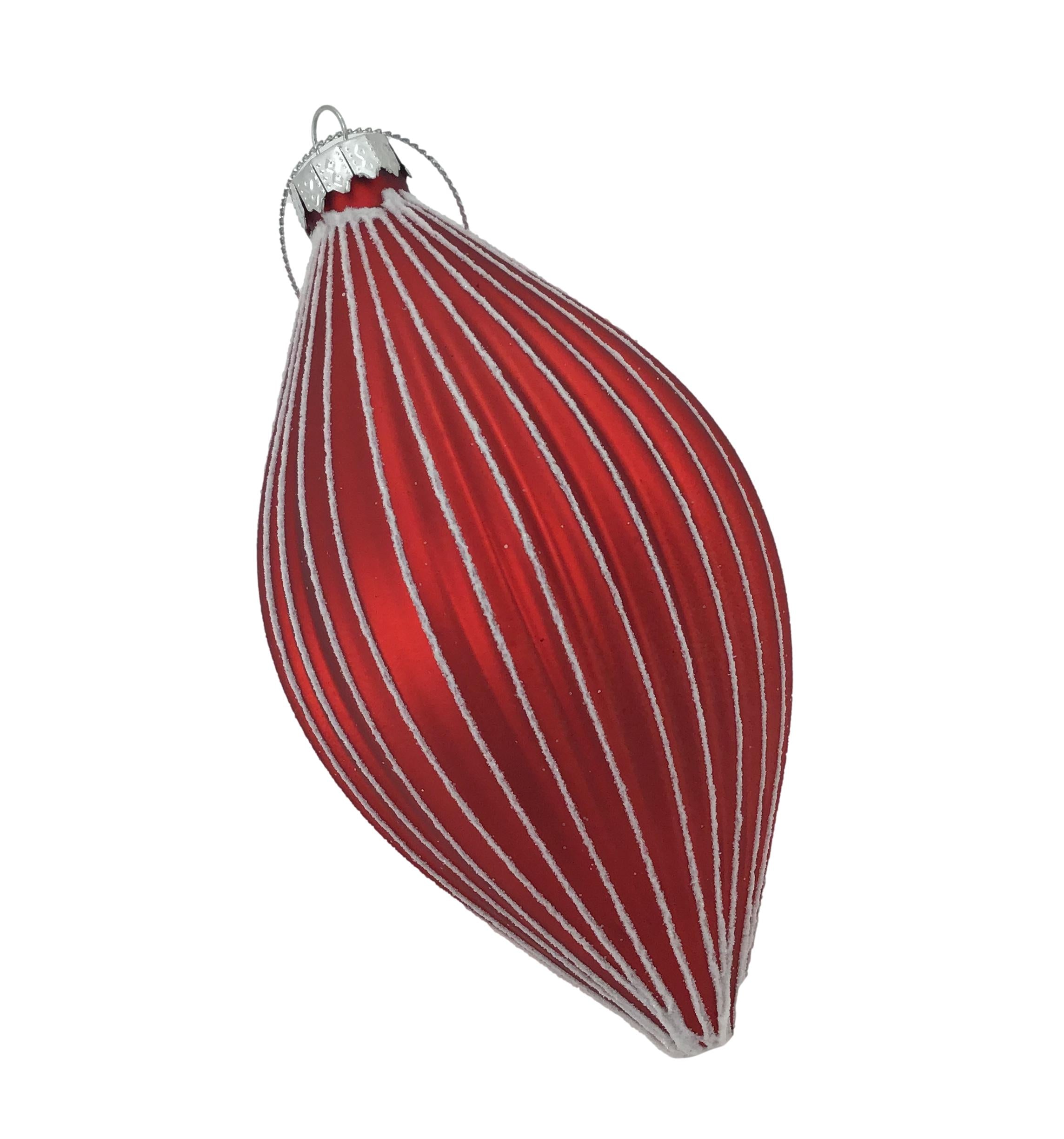 Red Lined Long Drop