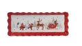 Christmas Scene Rectangle Tray