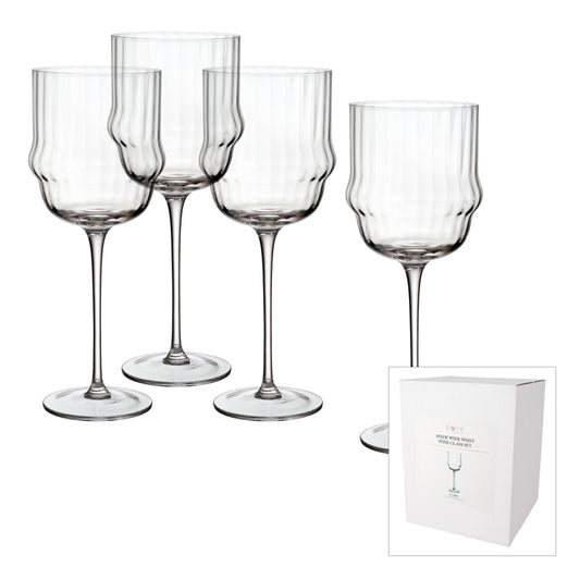 Spade Wine Glass Set 4