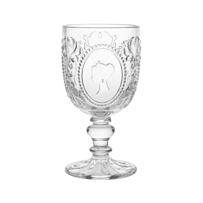Queen Glass Goblet Clear
