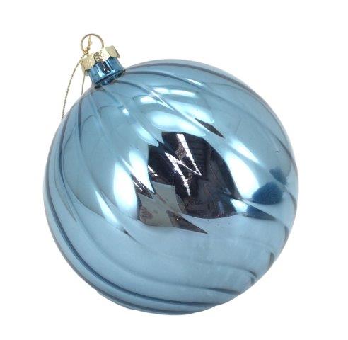 Shiny Blue Glass 15 cm