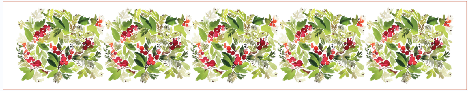 Christmas Native Table Runner