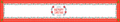Red Border Nat Holly Table Runner