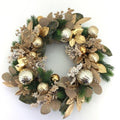 Gold Bauble Wreath 55 cm