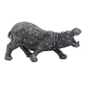 Angola Resin Silver Hippo